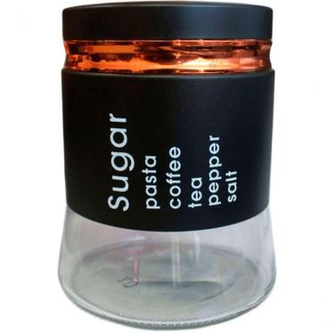 Imagem de Pote Frasco Sugar De Vidro Porta Mantimentos Tampa Hermético