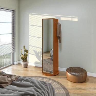 Imagem de Sapateira Giratória Com Espelho Esthela Frassino Lopas - Móveis Lopas