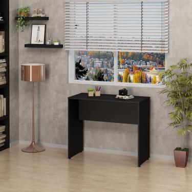 Imagem de Mesa Escrivaninha Estudo Notebook 90cm X 72cm Office Preto