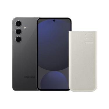Imagem de S24 FE (256GB) - Grafite + Bateria Carregador Portátil 2x USB-C, 10000mAh, Super Rápida 25W