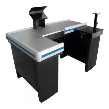 Imagem de Caixa Supermercado Check-out Kit Para Automação Gaveta 1,50m
