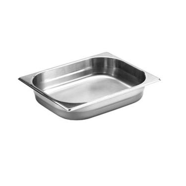 Imagem de Kit 2 Cuba Gastronomica Inox Gn 1-2x65mm Com Tampa Brasinox