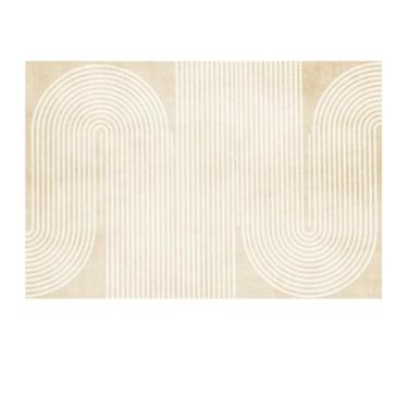 Imagem de Tapetes para sala de estar, área grande, decoração de quarto, abstrato, macio e fofo, cor creme, felpudo (180x250 cm/m)