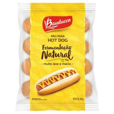 Imagem de Pão para Hot Dog Bauducco Fermentação Natural 200g