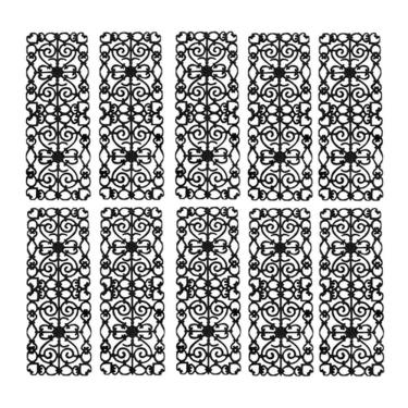 Imagem de Kit 10 Grades De Ferro Ramada Sacada Varanda Escada 95x36cm