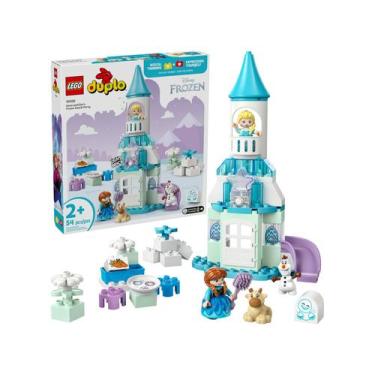 Imagem de LEGO Festa no Castelo Congelado de Anna e Elsa - 10455 54 Peças