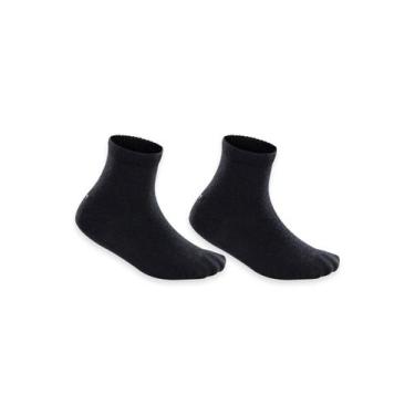 Imagem de Kit 2 Pares de Meias Bebê Cano Médio Lupo 2005-088, Preto, 16/23