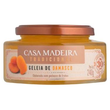 Imagem de Geleia Gourmet Casa Madeira Tradicional De Damasco 240g