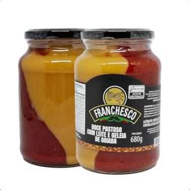 Imagem de Doce de Leite Goiabada Mineira Doce Goiaba Tradicional Artesanal Gourmet, 680g - Franchesco