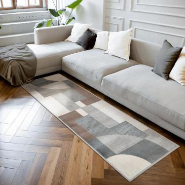 Imagem de 1 Tapete Passadeira Sala Sofá Corredor 57X180 Js Re Vit M51