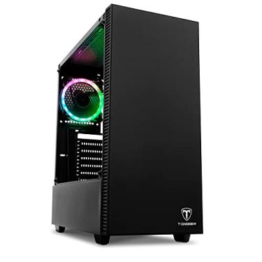 Imagem de Gabinete Gamer T-DAGGER Cube Preto Atx E Micro Atx Lateral De Vidro Temperado - T-Tgc305B
