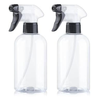 Imagem de KREMORV Garrafas de spray de plástico sem BPA, 300 ml, pulverizador ajustável, vazio, recarregável, fluxo de névoa para regar plantas, treinamento de animais de estimação, limpeza de cozinha