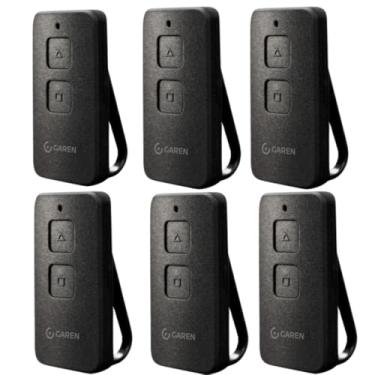 Imagem de Kit 6 Controles Remotos para Portão Automático Garen PPA AGL HDL Intelbras Tx max