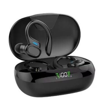 Imagem de Fones de Ouvido Esportivo longa duração 80h de Reprodução com LED Display, Bluetooth 5.3 IPX7 à Prova d'Água, Compatível com iOS e Android