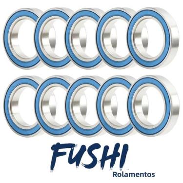 Imagem de Rolamento Selado Azul 6802RS 10PCS 15x24x5 Mm ABEC-3 Para Carro RC Cam