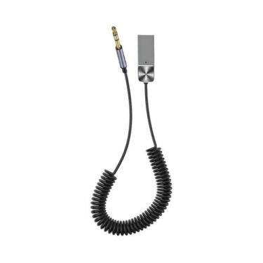 Imagem de Adaptador Bluetooth Para Carro AUX USB Para Conector Estéreo De 3,5mm 