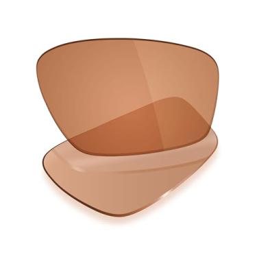 Imagem de Mryok Lentes de substituição UV400 compatíveis com Oakley Crosslink Zero OX8076 56 mm - marrom