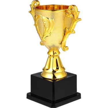 Imagem de Toyvian Mini Troféus, Troféu de Plástico para Crianças, Prêmio de Vencedor de Competição Esportiva Criativa, Troféus Com Base, Brinquedo de Futebol Americano para Festas Esportivas, Torneios E