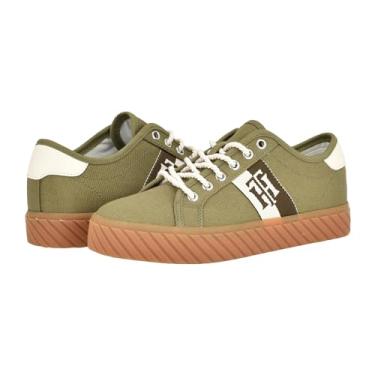 Imagem de Tommy Hilfiger Tênis feminino Hartily, Verde médio, 34