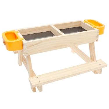 Imagem de Alimentador de mesa de frango, mesa de piquenique para galinhas, patos, perus, gansos e outras aves