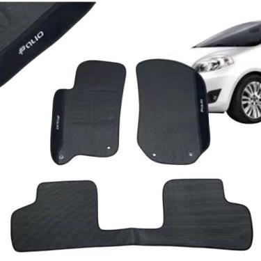 Imagem de Kit Tapete Emborrachado Palio 2012 Até 2021 3 Peças - EcoTap