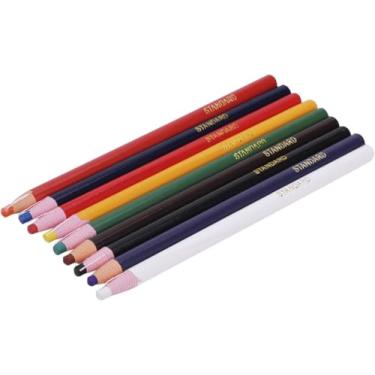 Imagem de Kryoflare 6 peças de marcadores chineses de cores sortidas, lápis de graxa, cores sortidas, lápis de cera para vidro, metal, madeira, caneta, tecido, papel de filme