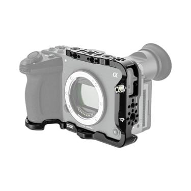 Imagem de Wooden Camera Gaiola completa para Sony FX2 – Gaiola modular leve para câmera com placa superior, alça de gaiola e suporte em L para acessórios - vários pontos de montagem