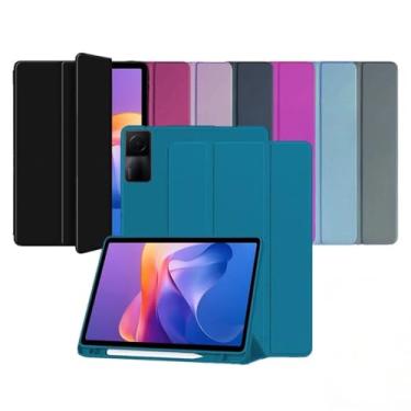 Imagem de Capa Smart Case para Xiaomi Redmi Pad SE 11'' – Magnética, Sleep/Wake, Suporte para Caneta, Tampa Magnética e Suporte Integrado (Verde-petróleo, Redmi Pad SE 11'' (Apenas capa))