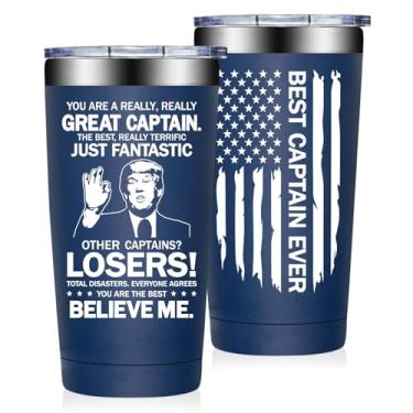 Imagem de Fufandi Presentes de barco para homens, ótimos presentes de capitão para velejadores, proprietários de barcos, pai, marido, mulheres - acessórios engraçados para barcos - copo de copo