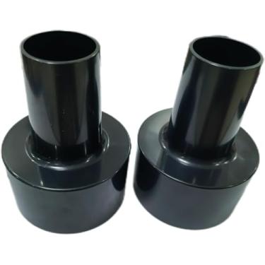 Imagem de Acessórios redutores de conector de mangueira de vácuo de plástico para aspirador de pó, 5,5 cm a 3,5 cm (2 peças)