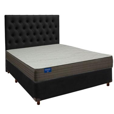 Imagem de Cama Box + Colchão Casal D33 Orthotech Inducol + Cabeceira Estofada