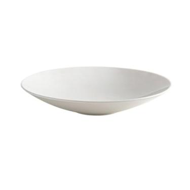 Imagem de Lata de lixo 8.2 Polegada/9 Polegada/9.8 Polegada Luz Luxo Branco Placa de Cerâmica de Alta Temperatura Prato de Salada de Frutas Prato de Servir Comercial(9.8 inch)