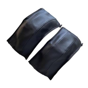 Imagem de Capa protetora para carrinho de bebê Uppababy Vista V1 V2, capa para barra de apoio de braço, acessórios para carrinho, um par (preto)