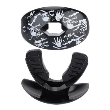 Imagem de Xixian Resistente a Choques, Ajuste Confortável, Protetor Bucal de Encaixe Instantâneo para Boxe, Rugby, Futebol Com 4 Cores TPR de Qualidade Alimentar (Em forma de esqueleto)