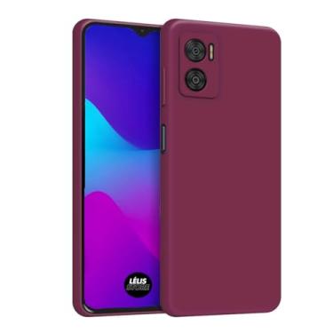 Imagem de Capa Capinha Case Para Motorola G05 Silicone Forro Aveludado Proteção Premium (MARSALA)