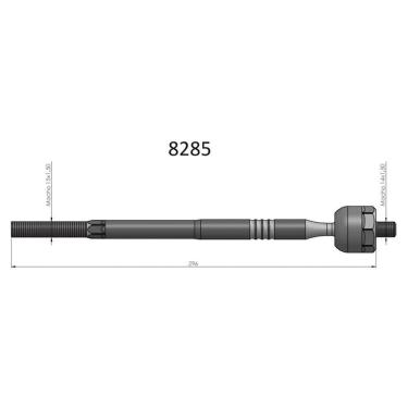 Imagem de Barra Axial Hilux Td D4D Pitbull Bortec Ba8285