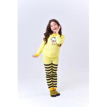 Imagem de Pijama infantil Unissex para Meninos ou Meninas, conjunto de roupas, m