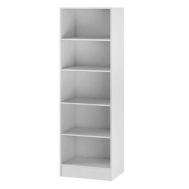 Imagem de Estante Livreiro Mirage com 4 Prateleiras Viero Cor Branco - Estrela M