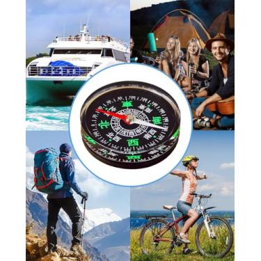Imagem de Bússola de plástico leve de orientação – 45 mm grande, bússola de campo profissional para uso ao ar livre e leitura de mapas - LCC862-01