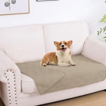 Imagem de hyha Cobertor impermeável para cães, cobertor de cama reversível para animais de estimação, capa de sofá macia para cães, lavável, à prova d'água, capas para sofá e filhotes e gatos, protetor de