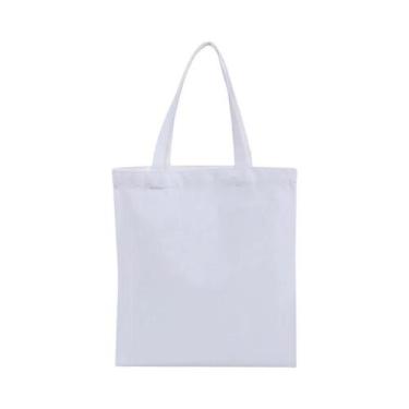 Imagem de Bolsa De Ombro Dobrável De Lona Preta E Branca De Grande Capacidade, B