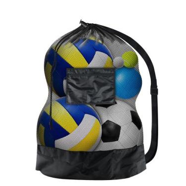 Imagem de Bolsa de malha esportiva BROTOU 46x71cm Heavy Drawstring