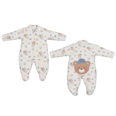 Imagem de Macacão Bebê Menino Suedine Ursinhos Baseball Upi Uli, RN