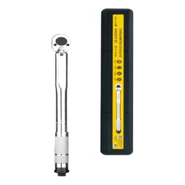 Imagem de Torquímetro de Estalo Bidirecional, Encaixe 1/2 Pol, 28-210 Nm, Aço Cromo Vanádio, 44,5 cm, com Estojo