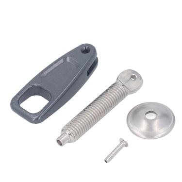 Imagem de Grampo de Travestia de Barco, Pinça de Popa de Popa Externa de Alumínio de Aço Inoxidável Com Traje de Travamento do Traje de Parafuso de Pressão para Preenchimento para o Motor