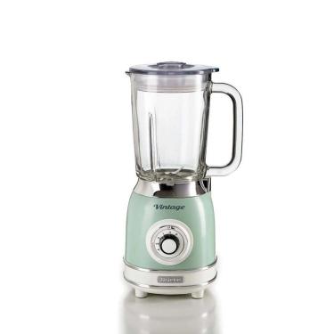 Imagem de Liquidificador Ariete Vintage Verde 1000w Copo De Vidro 1,5l 110v - Linha Retrô 583