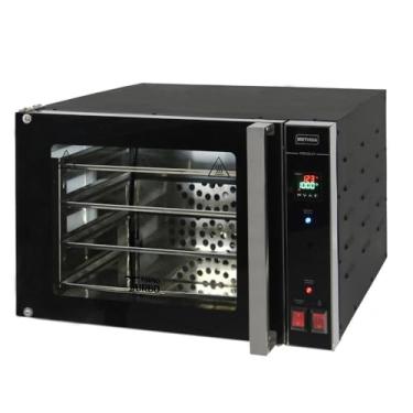 Imagem de Forno Turbo Elétrico Metvisa Black Max 4 Esteiras 65 Litros 2000W Monofásico 220V FTE65MB220M605