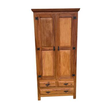 Imagem de Guarda Roupa 2 Portas Em Madeira De Demolição Sudeste Rústico