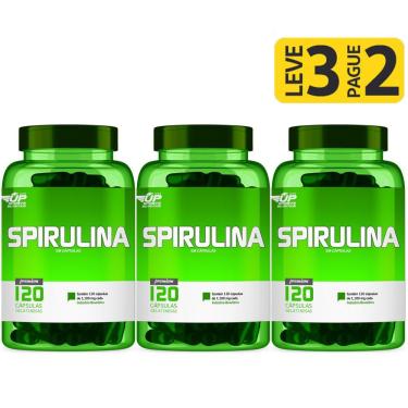 Imagem de Spirulina 1100mg Com 120 Cápsulas Leve 3 Pague 2