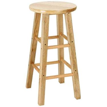 Imagem de ZJYWMM Banqueta de madeira banco de escada para casa banco de bar banco de elevação cadeira multifuncional cozinha banco alto escadas (tamanho: 30 * 40 cm)